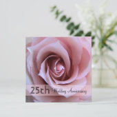 Esperanza Rose 25 Jahre Einladung (Stehend Vorderseite)