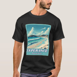 Esperität in Western Australien Retro Skyline T-Shirt