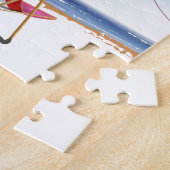 Espiguette Beach Frankreich Reiseplakat Puzzle (Seite)