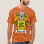 Espinosa Coat of Arms Family Crest  T-Shirt<br><div class="desc">Espinosa Coat of Arms Family Crest  .Check out our family t shirt selection for the very best in unique or custom,  handmade pieces from our shops.</div>