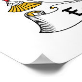 Espinosa-Familienwappen Poster (Ecke)