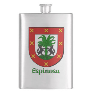 Espinosa Heraldic Shield Flachmann