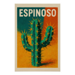 ESPINOSO - Der Kaktus Poster