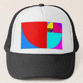 espiral Fibonacci Truckerkappe (Vorderseite)