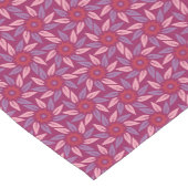 Espiral Floral Magenta Kurzer Tischläufer (Ecke)