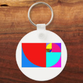 Espiralfibonacci Schlüsselanhänger (Vorderseite)