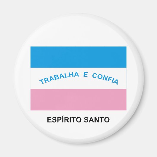 Espírito Santo, Brasilien-Flagge Magnet (Vorne)