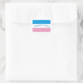 Espírito Santo, Brasilien-Flagge Runder Aufkleber (Tasche)