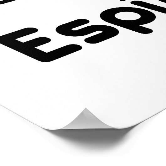 Espiritu Deportivo Poster (Ecke)