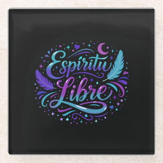 Espíritu libre glasuntersetzer (Vorderseite)