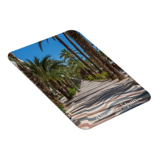 Esplanade, Alicante, Spanien Magnet (Rechte Seite)