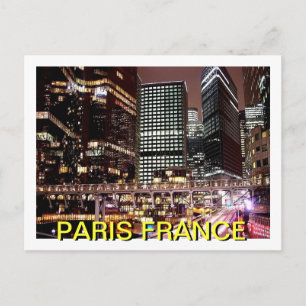 Esplanade-de-la-defense Postcard (MOJI OKUBULE) Postkarte