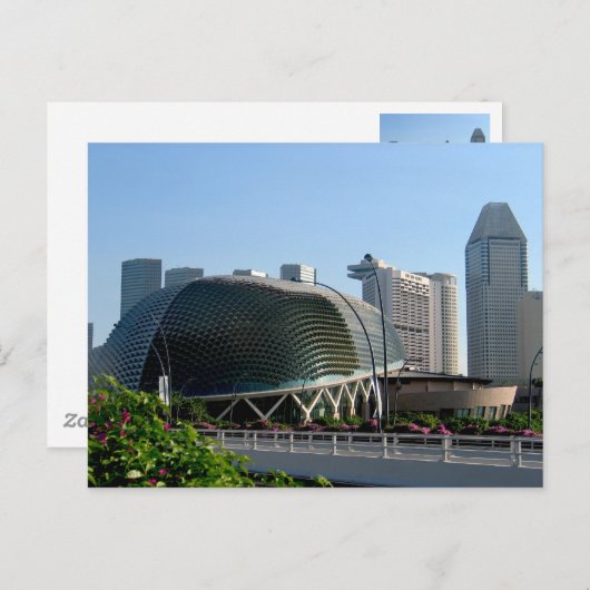 Esplanade Theater Singapur Postkarte (Vorne/Hinten)
