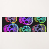 Esplosione di Teschi Colorati Yoga Yogamatte (Vorderseite (Horizontal))
