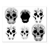 Esplosione di Teschi Gummistempel (Prägung)