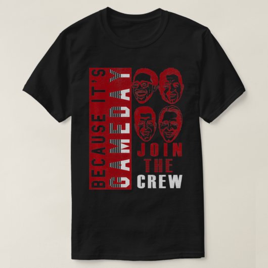 ESPN Uni GameDay Mitglied der Crew C2 T-Shirt (Design vorne)