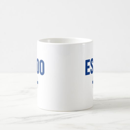 ESPOO Finnland-Flagge Kaffeetasse (Mittel)