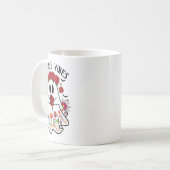 Espooky Vibes Halloween Ghost Mexican Concha Spook Kaffeetasse (Vorderseite Links)