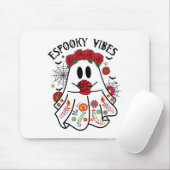 Espooky Vibes Halloween Ghost Mexican Concha Spook Mousepad (Mit Mouse)