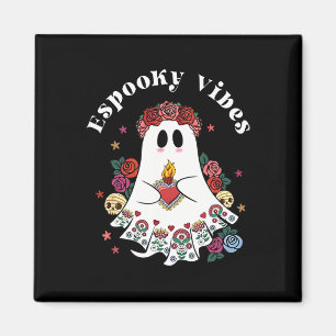 Espooky Vibes Maestra Halloween Spanisch Mexikanis Magnet