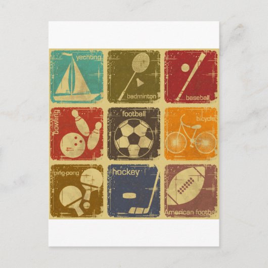 Esportes Postkarte (Vorderseite)