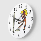 eSports Gamer Große Wanduhr (Winkel)