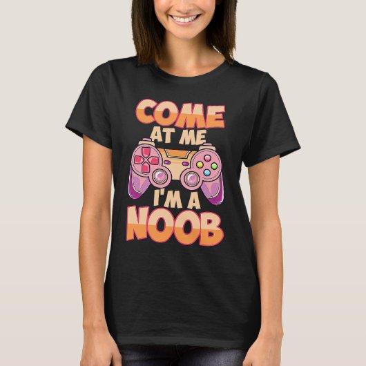 Esports Gamer I'm a Noob Video Games T-Shirt (Vorderseite)