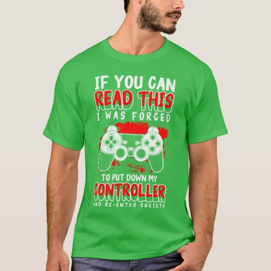 ESports PC Computerspiele Vintag T-Shirt (Vorderseite)