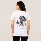 Esports-Pionier gekrönt mit Devil Angel Tee (Rückseite voll)