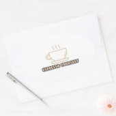 espreso yourself ovaler aufkleber (Umschlag)