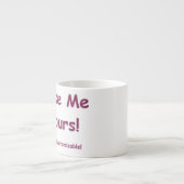 Espresso 6oz Tasse personalisieren Sie mich! ~ Mac (Vorderseite)