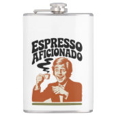 Espresso Aficionado - Cup   Flachmann (Vorderseite)