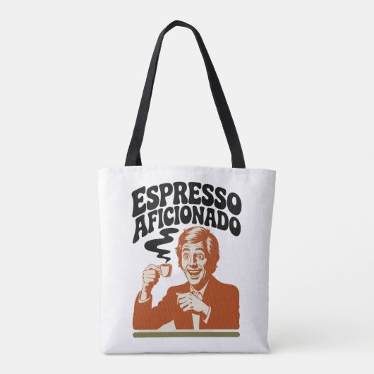 Espresso Aficionado - Java Lover Tasche (Rückseite)