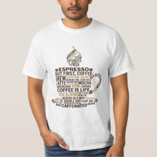 Espresso Aroma Tasse Wolke T-Shirt