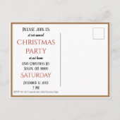 Espresso aus der Kaffeemaschine gießen Einladungspostkarte (Rückseite)