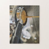 Espresso aus der Kaffeemaschine gießen Puzzle (Vertikal)