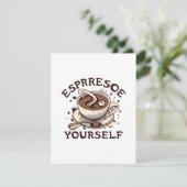 Espresso Begleitkarte (Stehend Vorderseite)