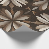 Espresso Bloom Wrapping Paper Geschenkpapier (Ecke)