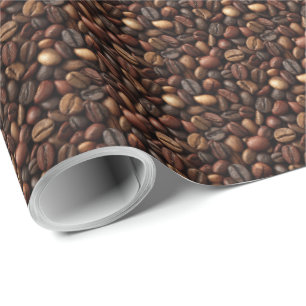 Espresso-Bohnen-Geschenk für Kaffeeliebhaber Geschenkpapier