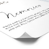 Espresso Brautparty Erinnerungen mit der Braut Poster (Ecke)