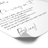 Espresso Brautparty Setzen Sie einen Ring auf das Poster (Ecke)