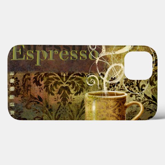 Espresso Case-Mate iPhone Hülle (Rückseite (Horizontal))