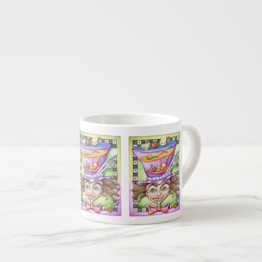ESPRESSO & CHINA CUPS - DER MAD PLATTER ESPRESSOTASSE (Vorderseite Rechts)