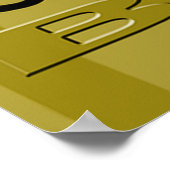 Espresso Coffee Bar - Pop Art Poster (Ecke)