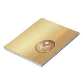 Espresso Coffee Cup Elegante Moderne Trendige Cool Notizblock (Rotiert)
