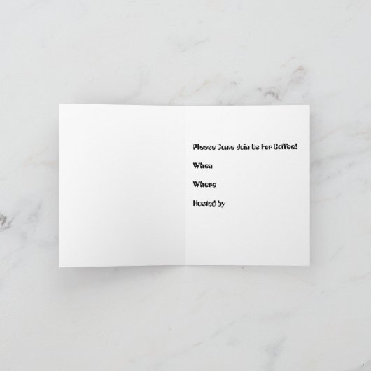 Espresso Coffee Einladung (Innenseite)