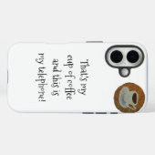 Espresso Coffee iPhone Case (Rückseite (Horizontal))