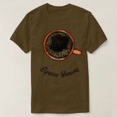 Espresso Coffee Lover Shirt Kaffeegenuss für Morni (Design vorne)