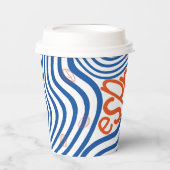 Espresso Coffee Vibrannt Paper Cups Pappbecher (Vorderseite)