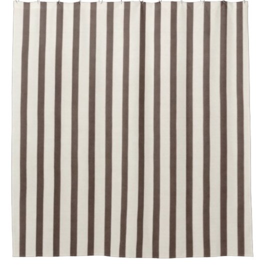 Espresso Cream Cabana Duschvorhang (Vorderseite)